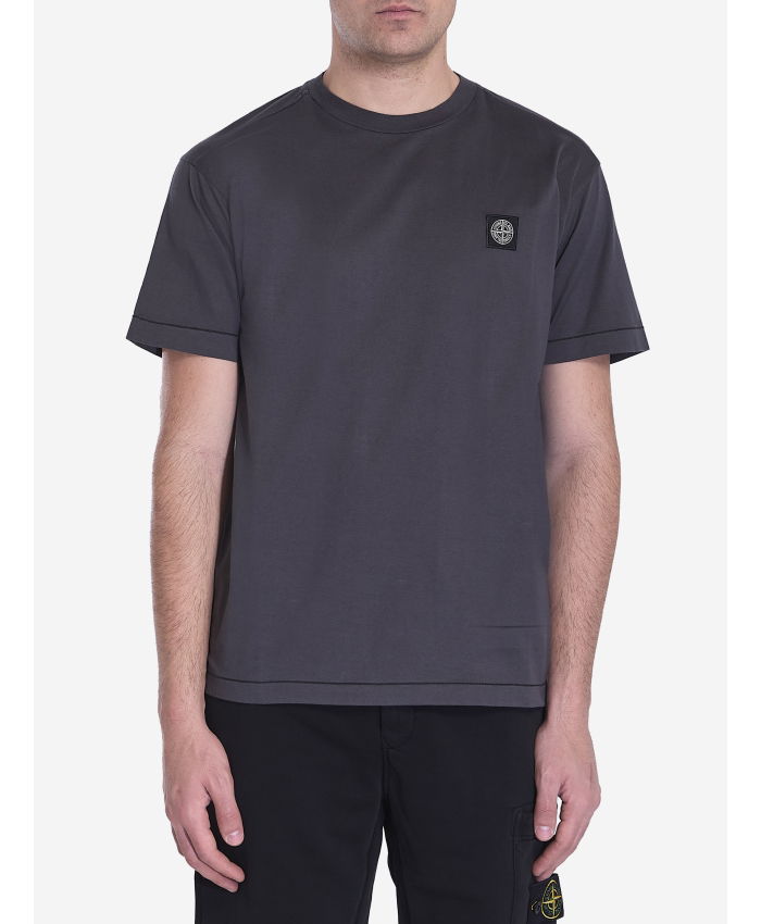 STONE ISLAND - T-shirt in cotone