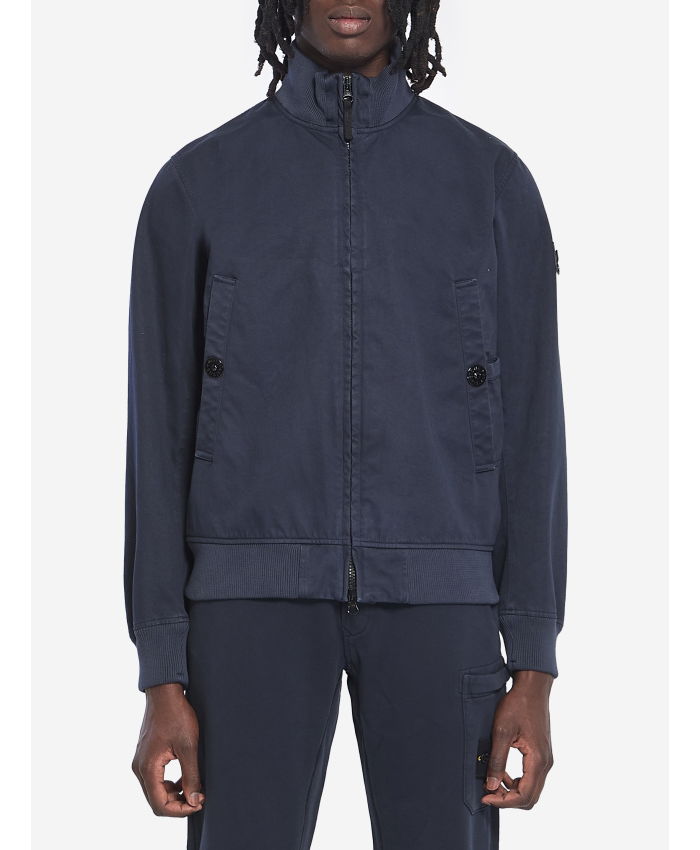 STONE ISLAND - Bomber in cotone