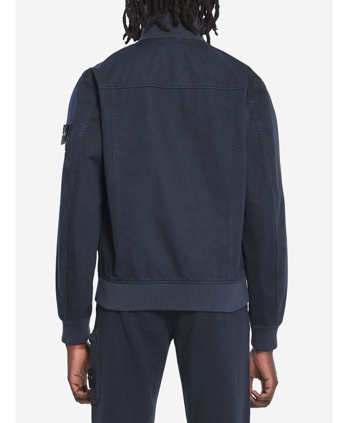 STONE ISLAND - Bomber in cotone