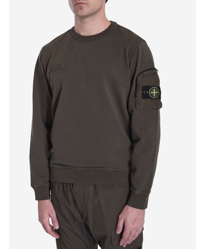 STONE ISLAND - Sweatshirt with pocket