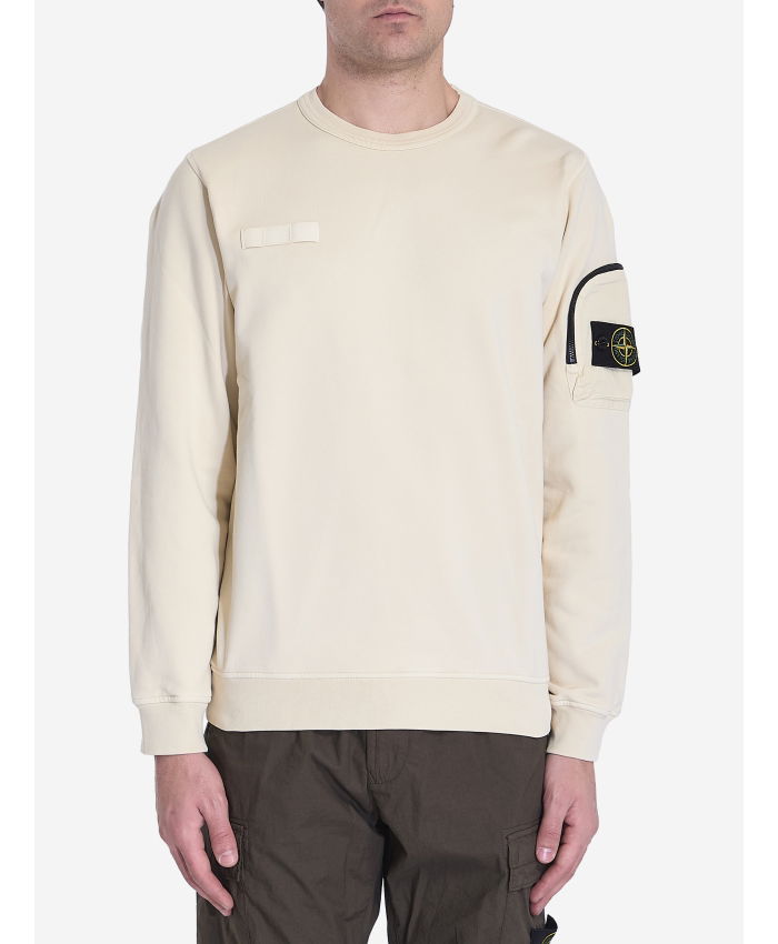 STONE ISLAND - Sweatshirt with pocket