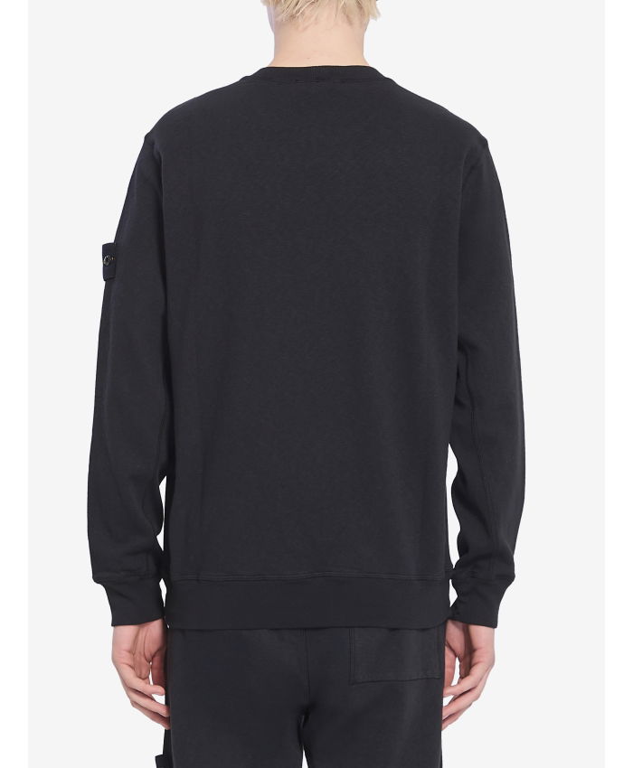 STONE ISLAND - Malfilé sweatshirt