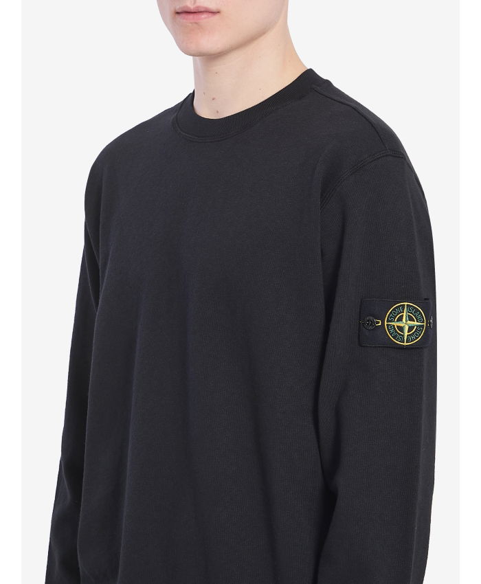 STONE ISLAND - Malfilé sweatshirt