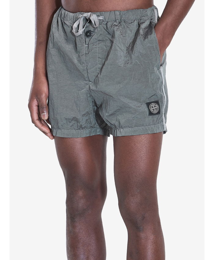 STONE ISLAND - Slim swim trunks