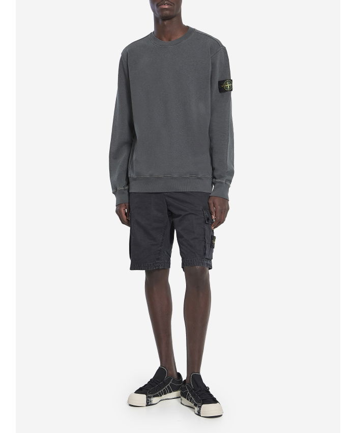 STONE ISLAND - Slim cargo bermuda shorts