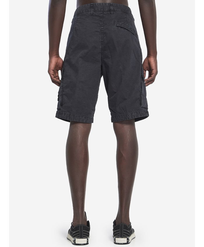 STONE ISLAND - Slim cargo bermuda shorts