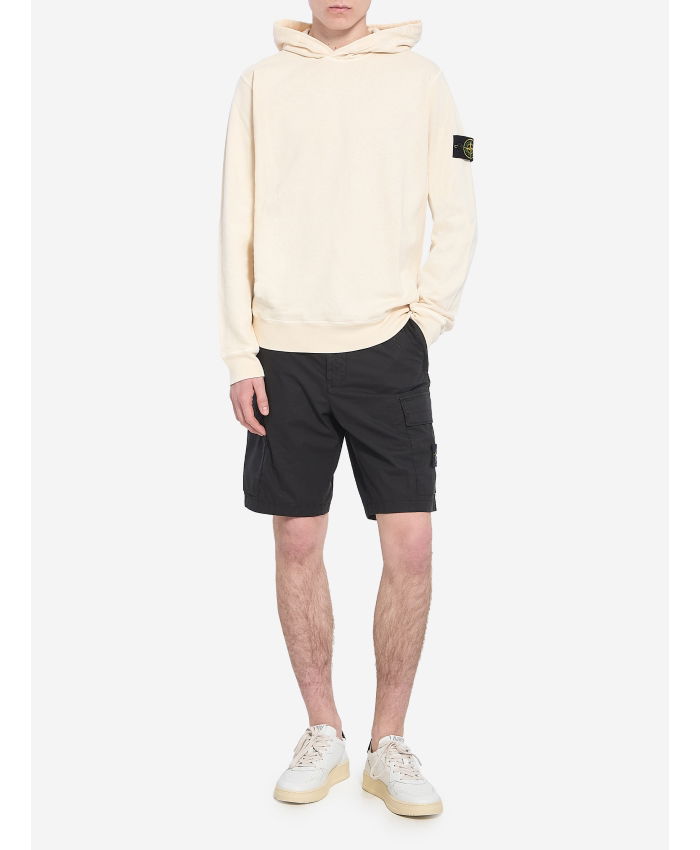 STONE ISLAND - Cargo bermuda shorts