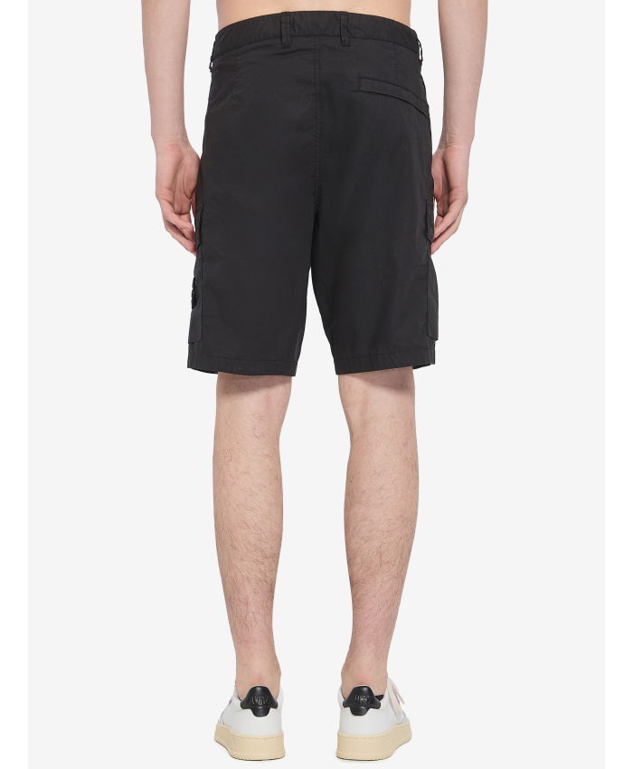 STONE ISLAND - Cargo bermuda shorts