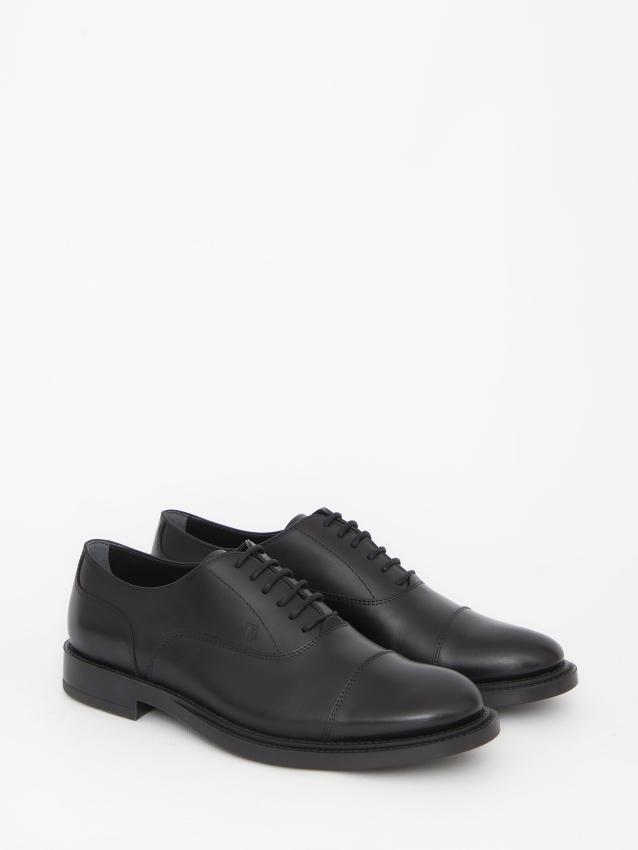 TOD'S - Lace-ups in black leather