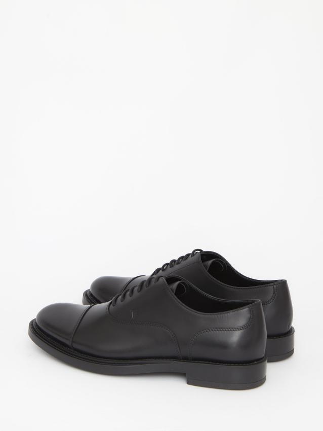 TOD'S - Lace-ups in black leather