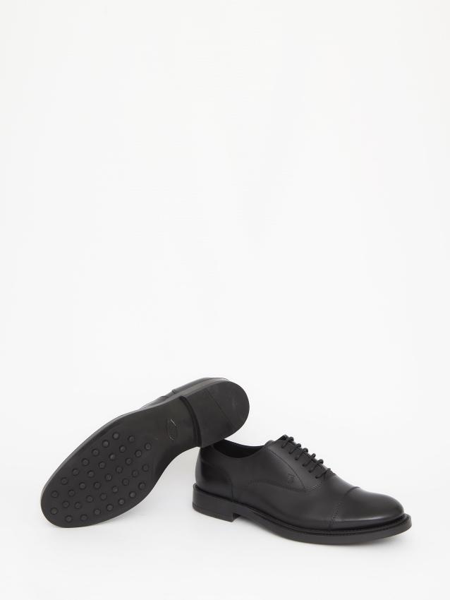 TOD'S - Lace-ups in black leather