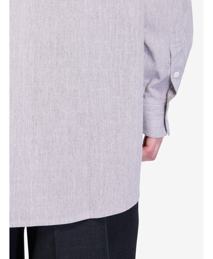 TOTEME - Fluid grey mélange shirt