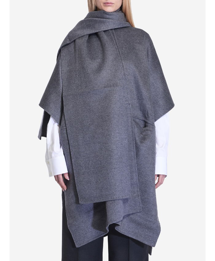 TOTEME - Grey Coat In Wool