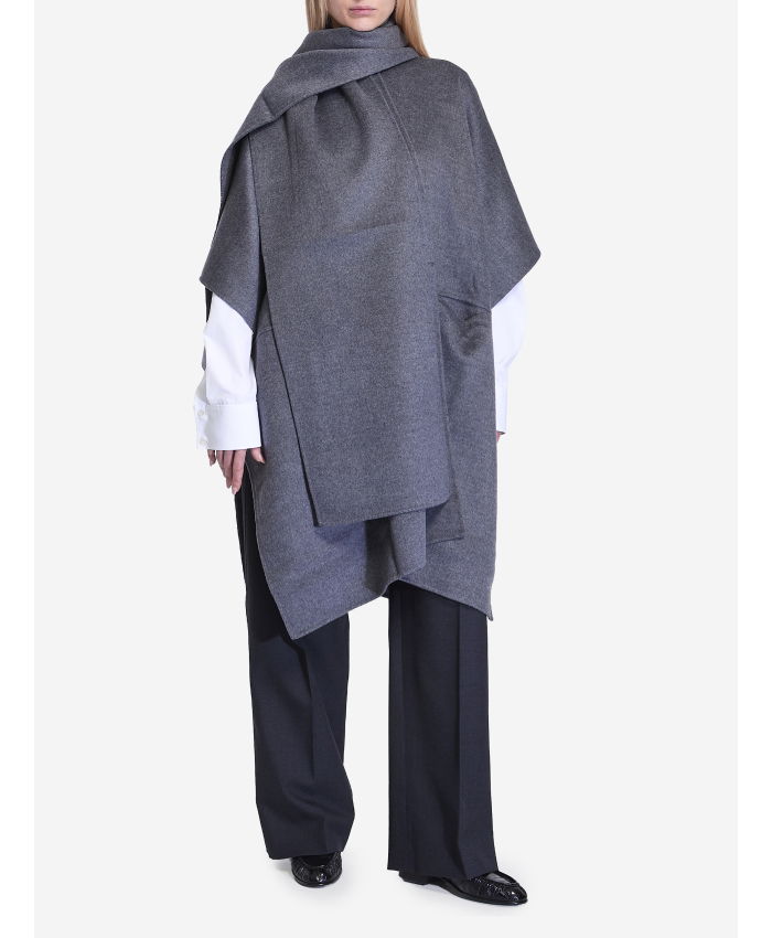 TOTEME - Grey Coat In Wool