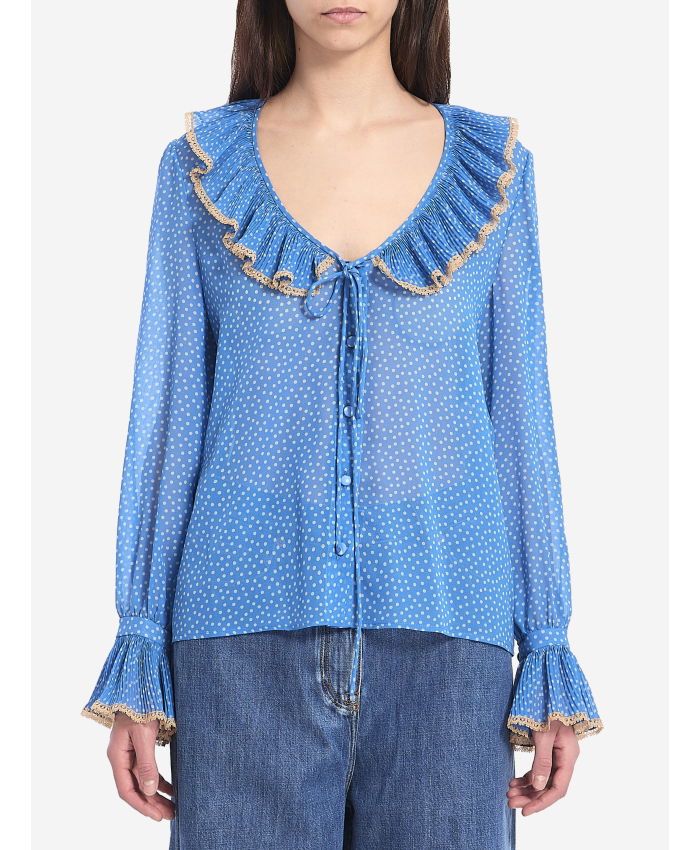 VALENTINO GARAVANI - Blouse with polka dots