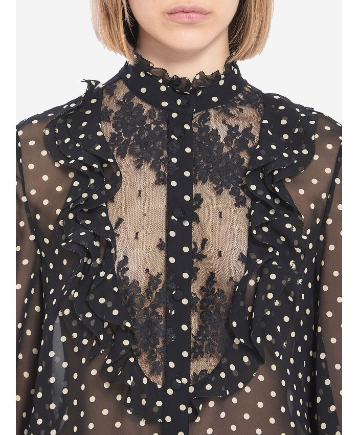 VALENTINO GARAVANI - Shirt with polka dots