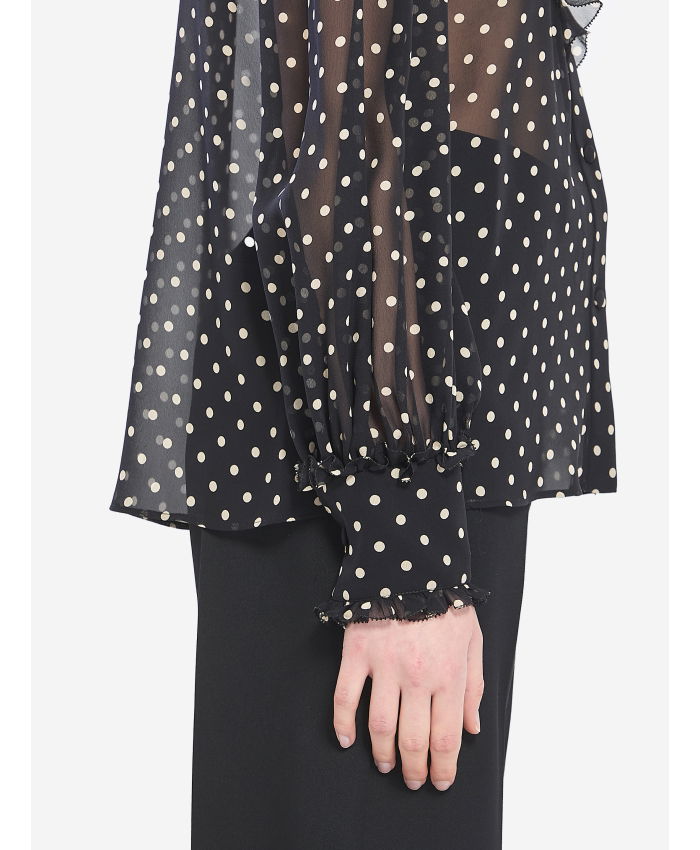 VALENTINO GARAVANI - Shirt with polka dots