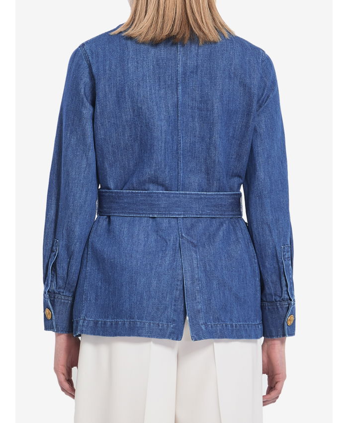 VALENTINO GARAVANI - Denim safari jacket