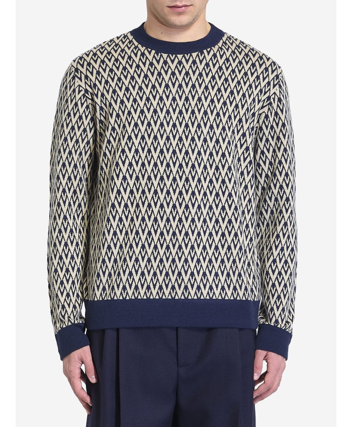 VALENTINO GARAVANI - Jumper Toute la V jacquard