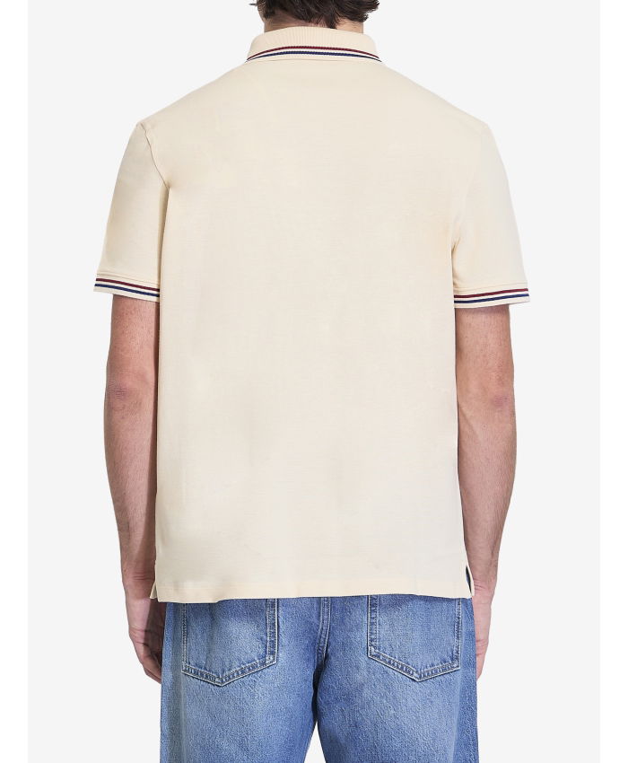 VALENTINO GARAVANI - Piqué cotton polo shirt