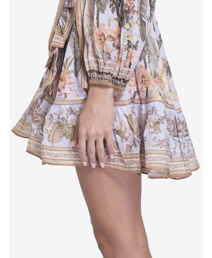 ZIMMERMANN - Wylie mini wrap frill dress