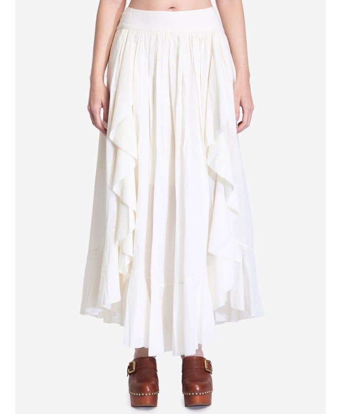 ZIMMERMANN - Ivory Maxi Skirt