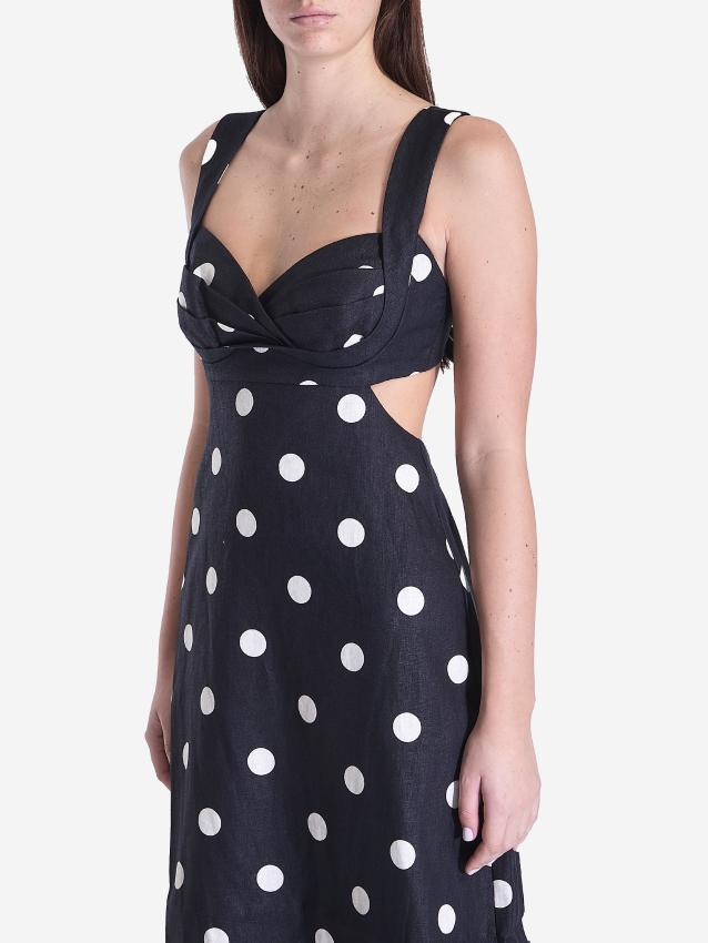 ZIMMERMANN - Abito midi Crush a pois