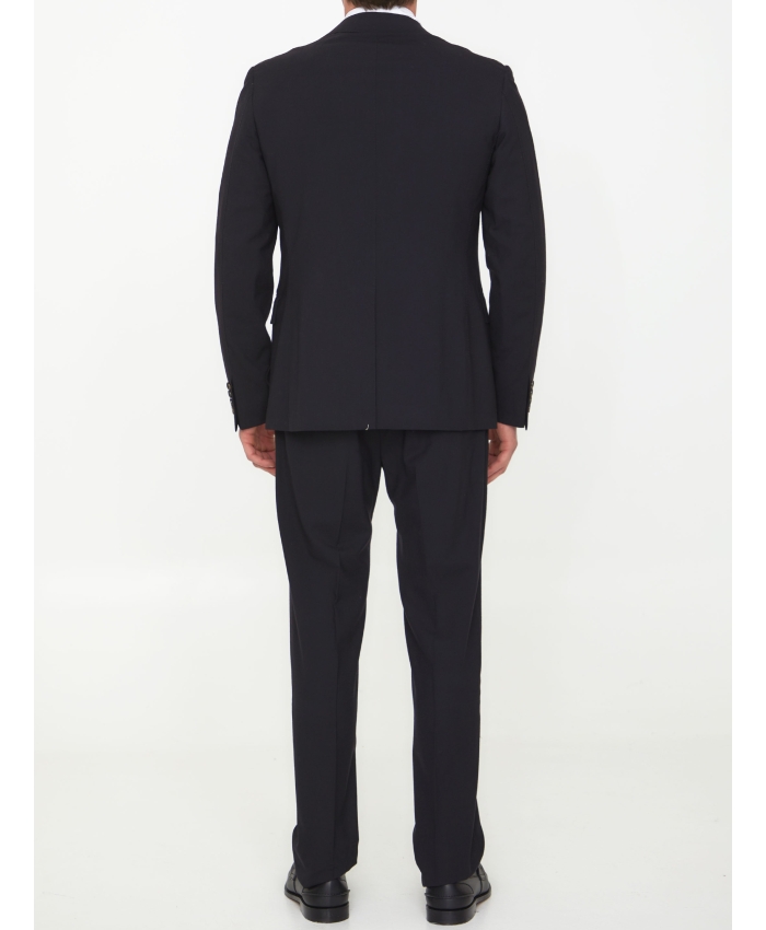 TONELLO - Black wool two-piece suit