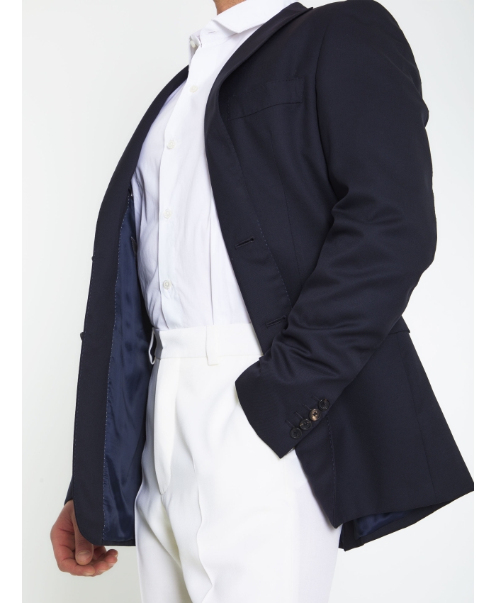 TONELLO - Single-breasted wool jacket