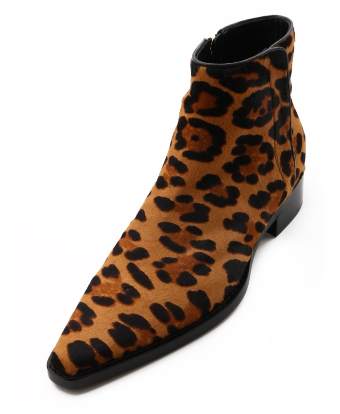 DOLCE&GABBANA - Animal Print Ankle Boots