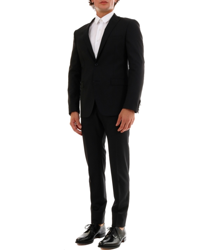 TONELLO - Suit in Black Wool