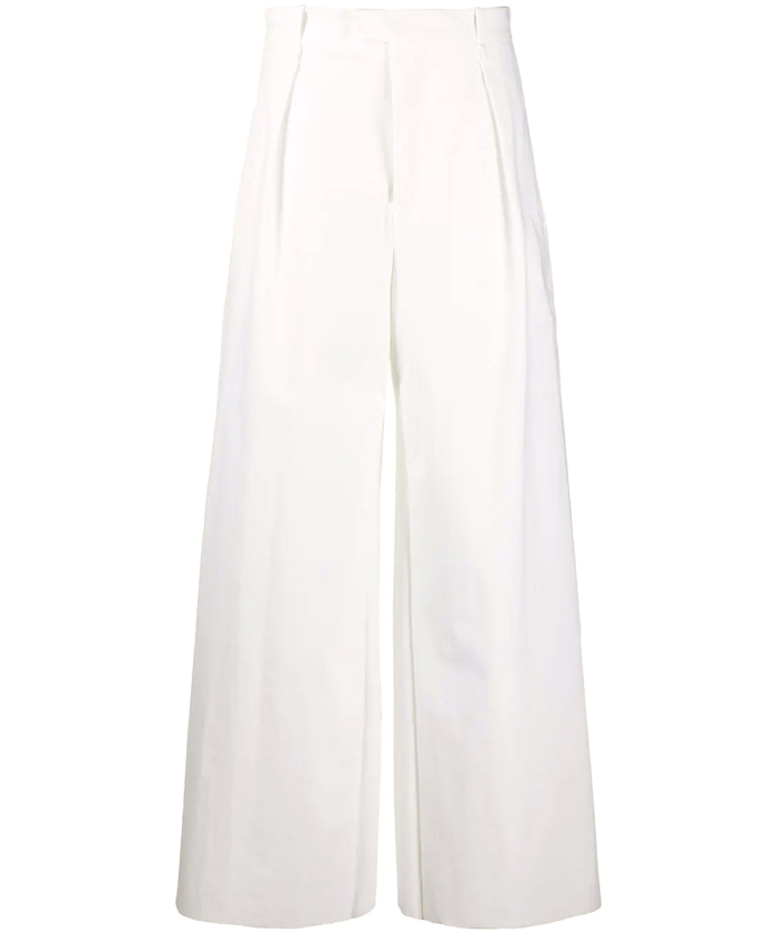 BOTTEGA VENETA - Pantaloni in nylon bianco