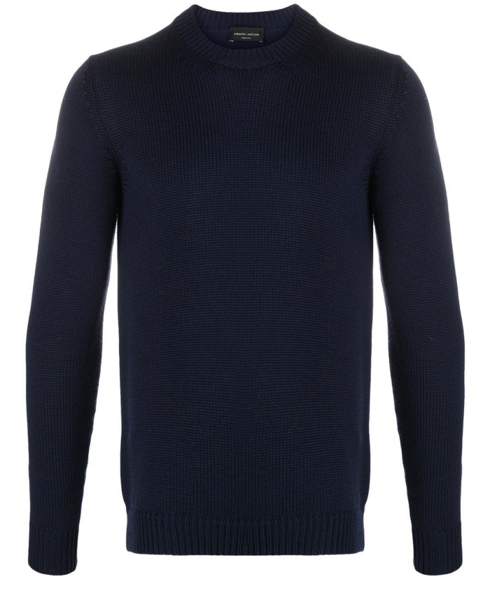 ROBERTO COLLINA - Wool sweater blue
