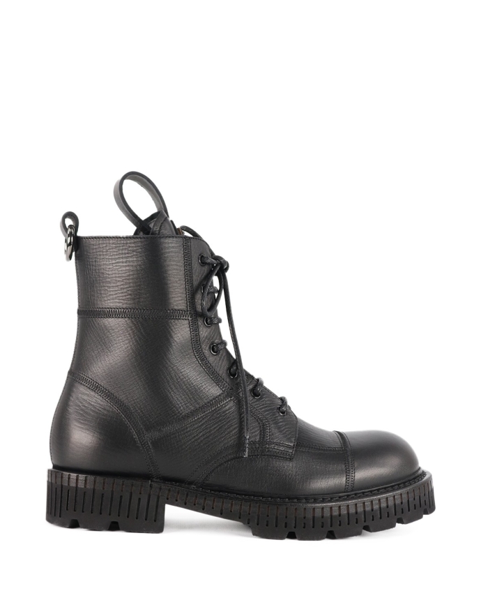 DOLCE&GABBANA - Black Laced Up boot