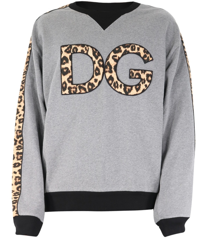 DOLCE&GABBANA - DG animalier print sweatshirt