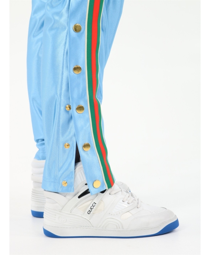 GUCCI - Shiny jersey jogging trousers