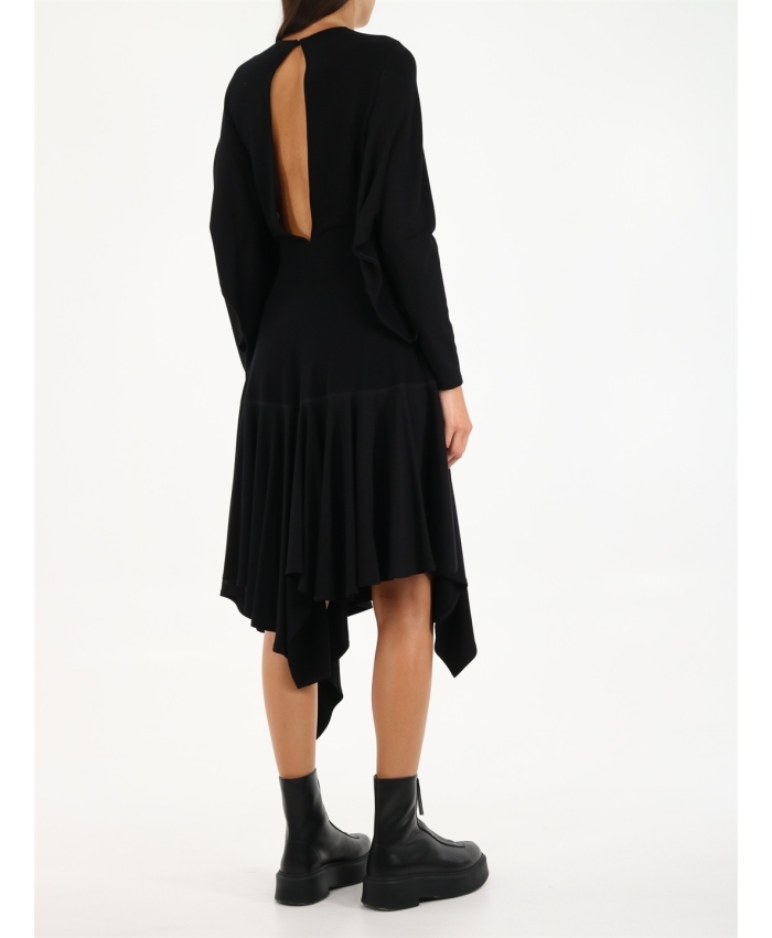 LOEWE - Black asymmetrical dress