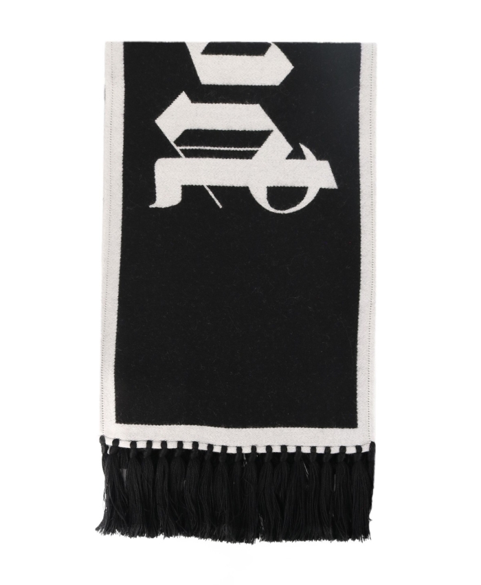 PALM ANGELS - Wool scarf with maxi logo