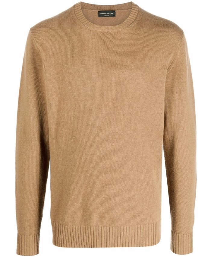 ROBERTO COLLINA - Beige wool sweater
