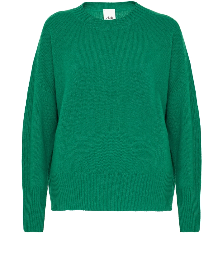 ALLUDE - Green cashmere sweater