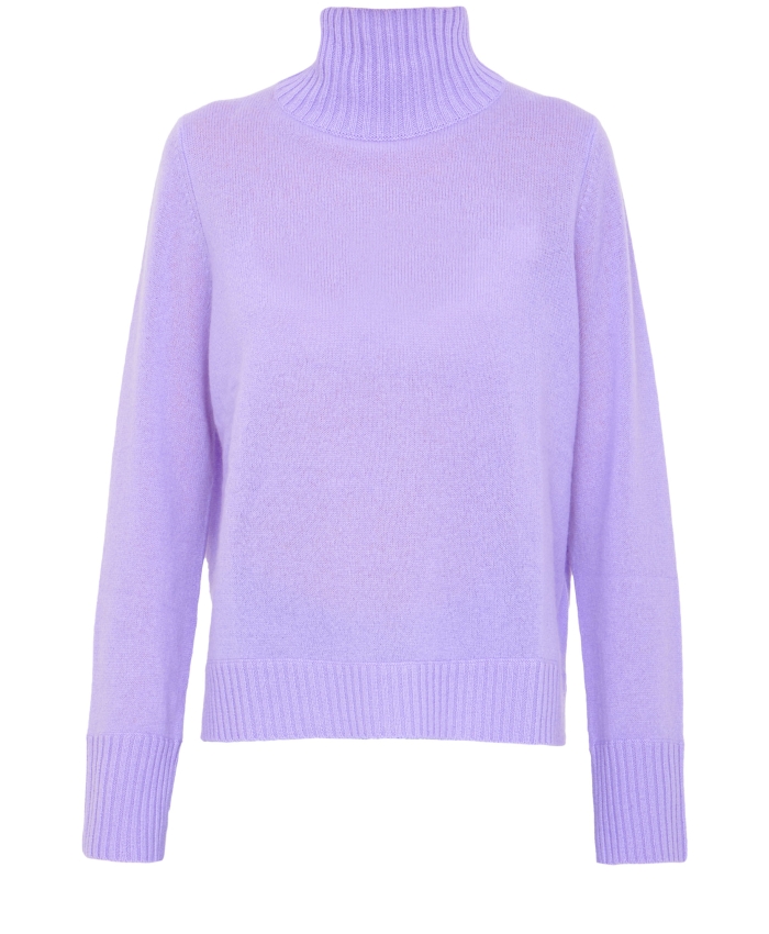 ALLUDE - Lilac wool cashmere sweater