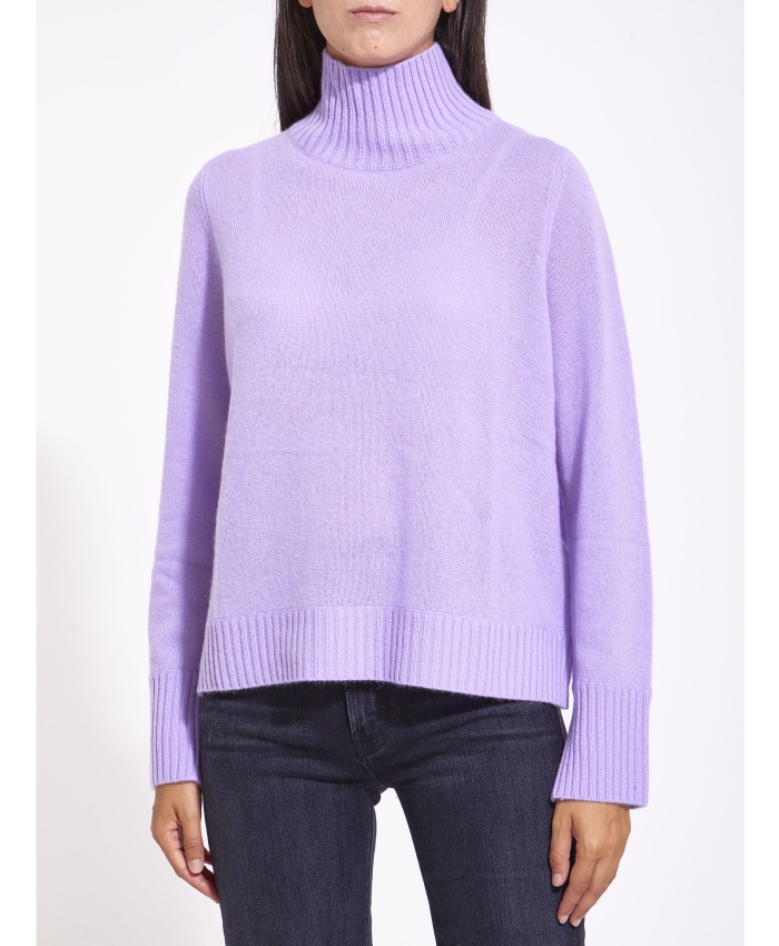ALLUDE - Lilac wool cashmere sweater