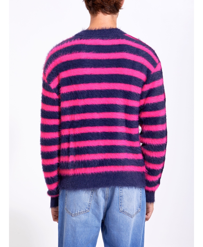 ANDERSSON BELL - Blue and fuchsia striped jumper