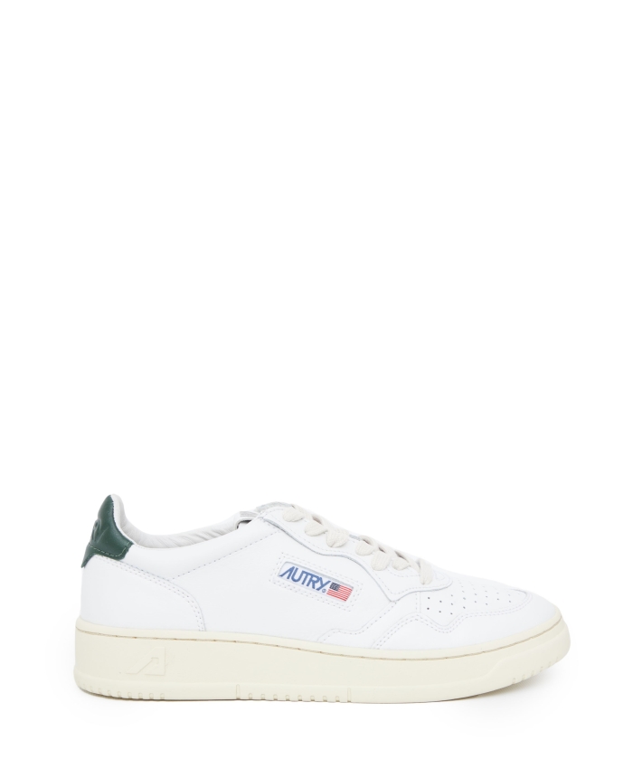 AUTRY - White and green 01 sneakers