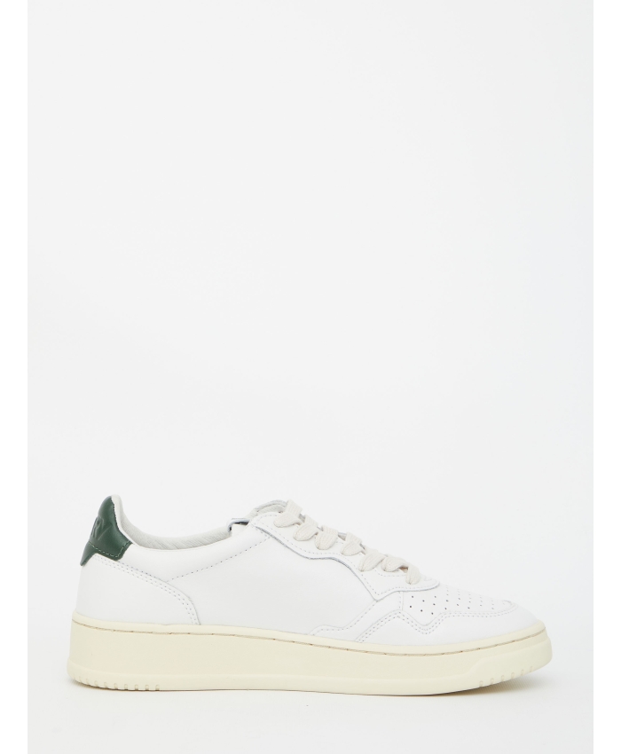 AUTRY - White and green 01 sneakers
