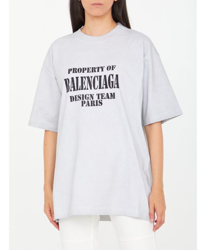 BALENCIAGA - Oversized printed t-shirt