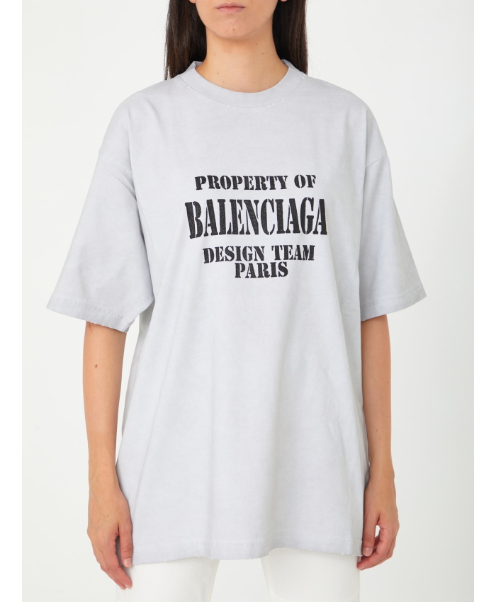BALENCIAGA - Oversized printed t-shirt