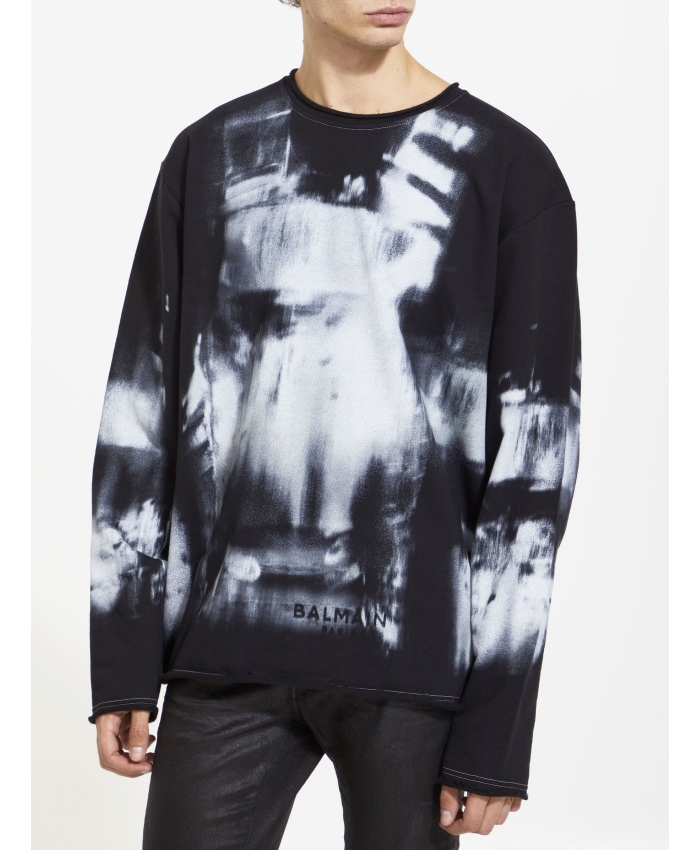 BALMAIN - X-Ray print sweatshirt