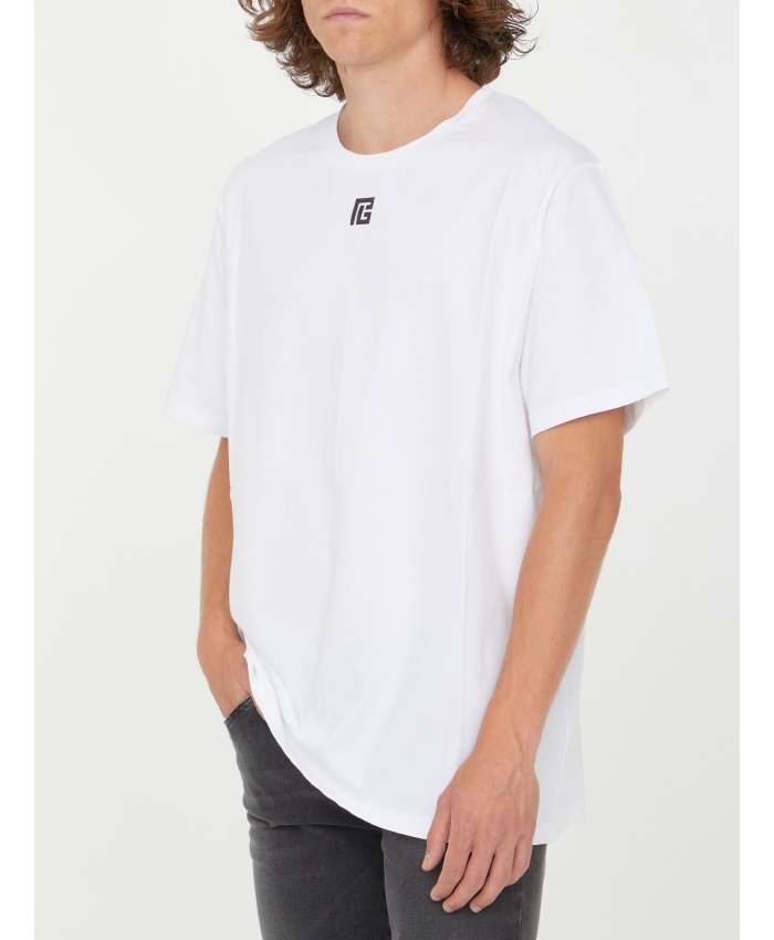 BALMAIN - White t-shirt with logo