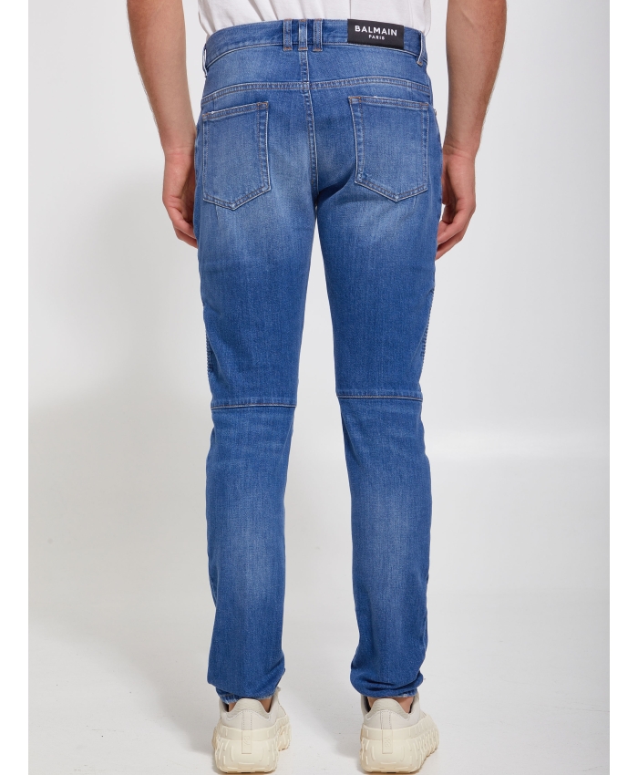 BALMAIN - Blue denim jeans